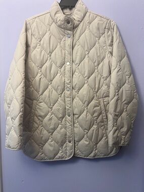 32 degrees Classic Quilted Lightweight Jacket - Cream